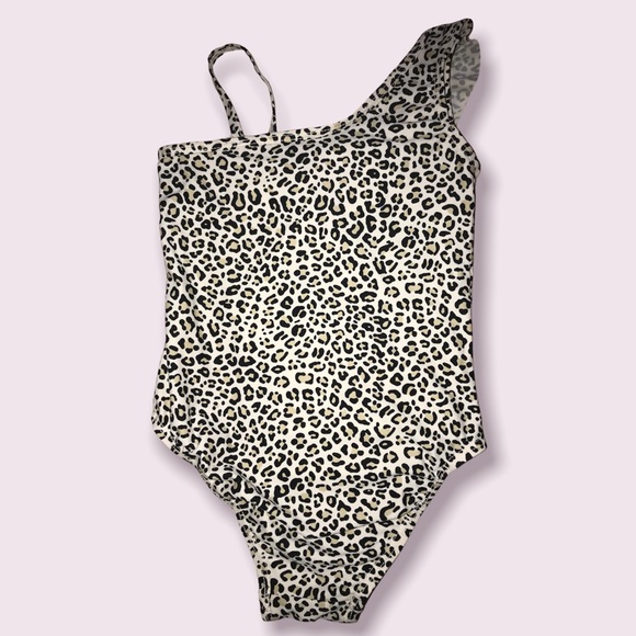 Children’s Place Girl’s Cheetah Print One-Piece Swimsuit.  Size 2T. - Picture 2 of 5